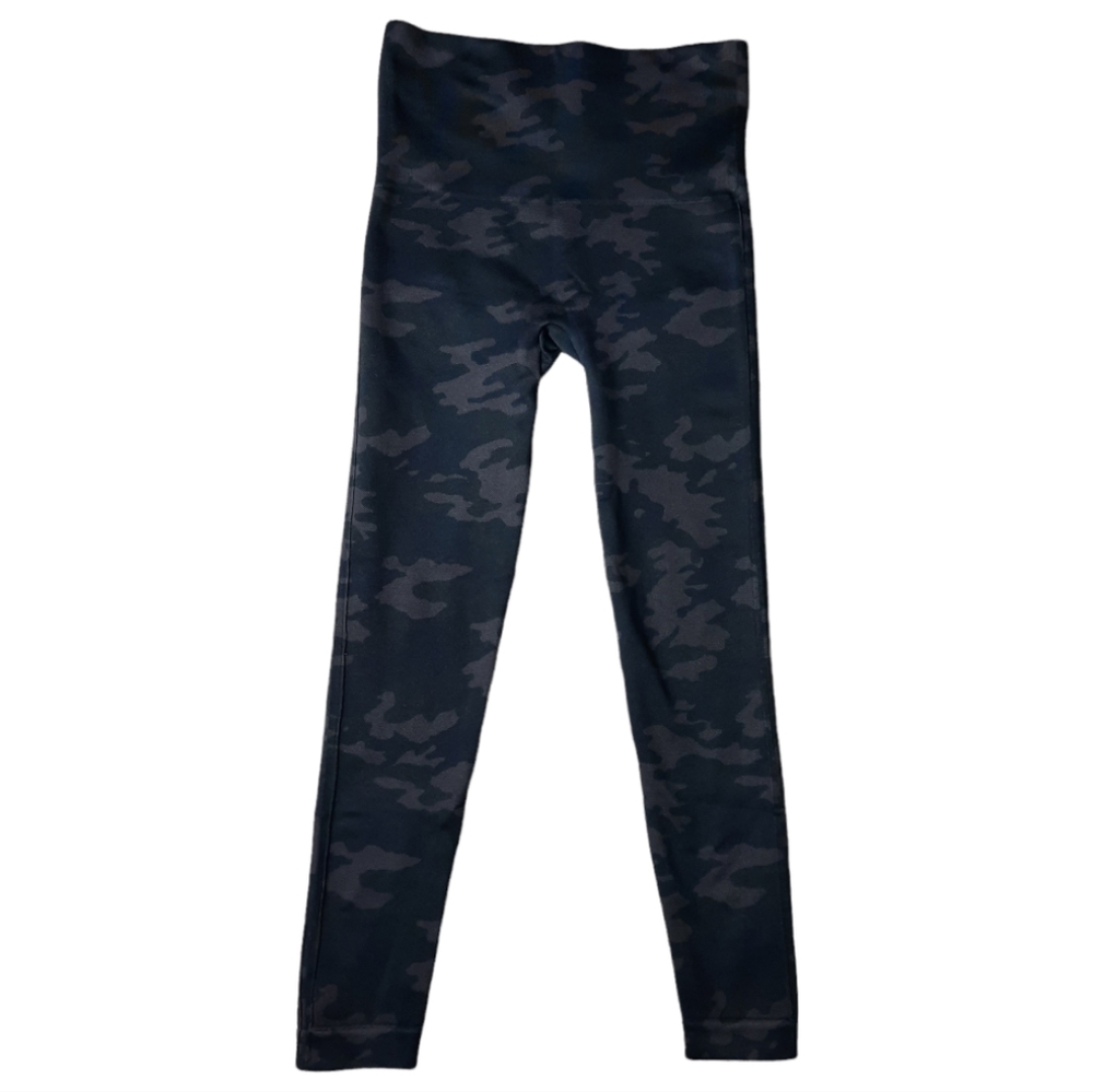 SPANX Green Gray Camo Crop Legging SZ XS